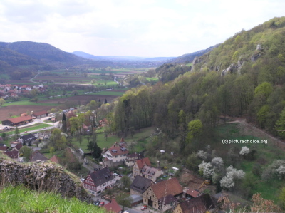 Streitberg und Wiesent dale Fr&auml;nkische Schweiz Deutschland