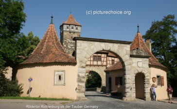 R&ouml;dertor Rothenburg ob der Tauber
