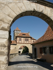 R&ouml;dertor Rothenburg ob der Tauber