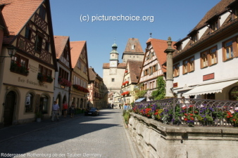 R&ouml;dergasse Rothenburg ob der Tauber