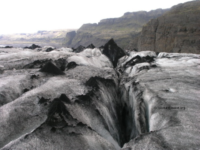 S&oacute;lheimaj&ouml;kull glacier Iceland